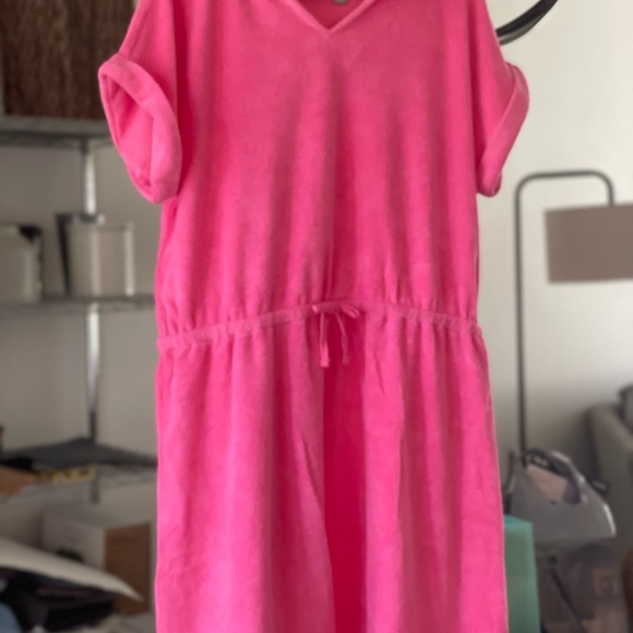 The Children's Place Other - The Children's Place Pink Terrycloth Cover-Up Dress for Swim, Beach, Bath, NWT